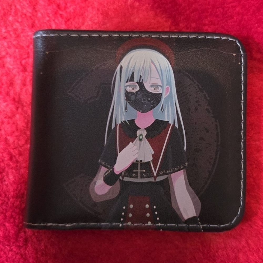 New BanG Dream anime manga leather wallet